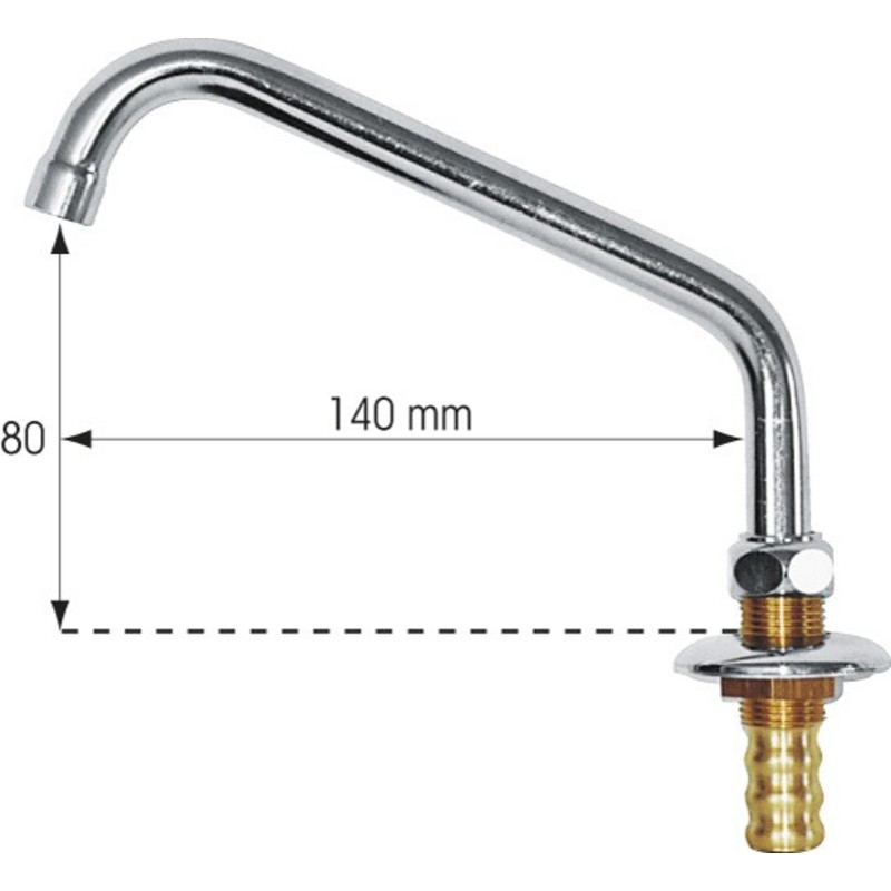 Plastimo bec orientable l.chr. d.12