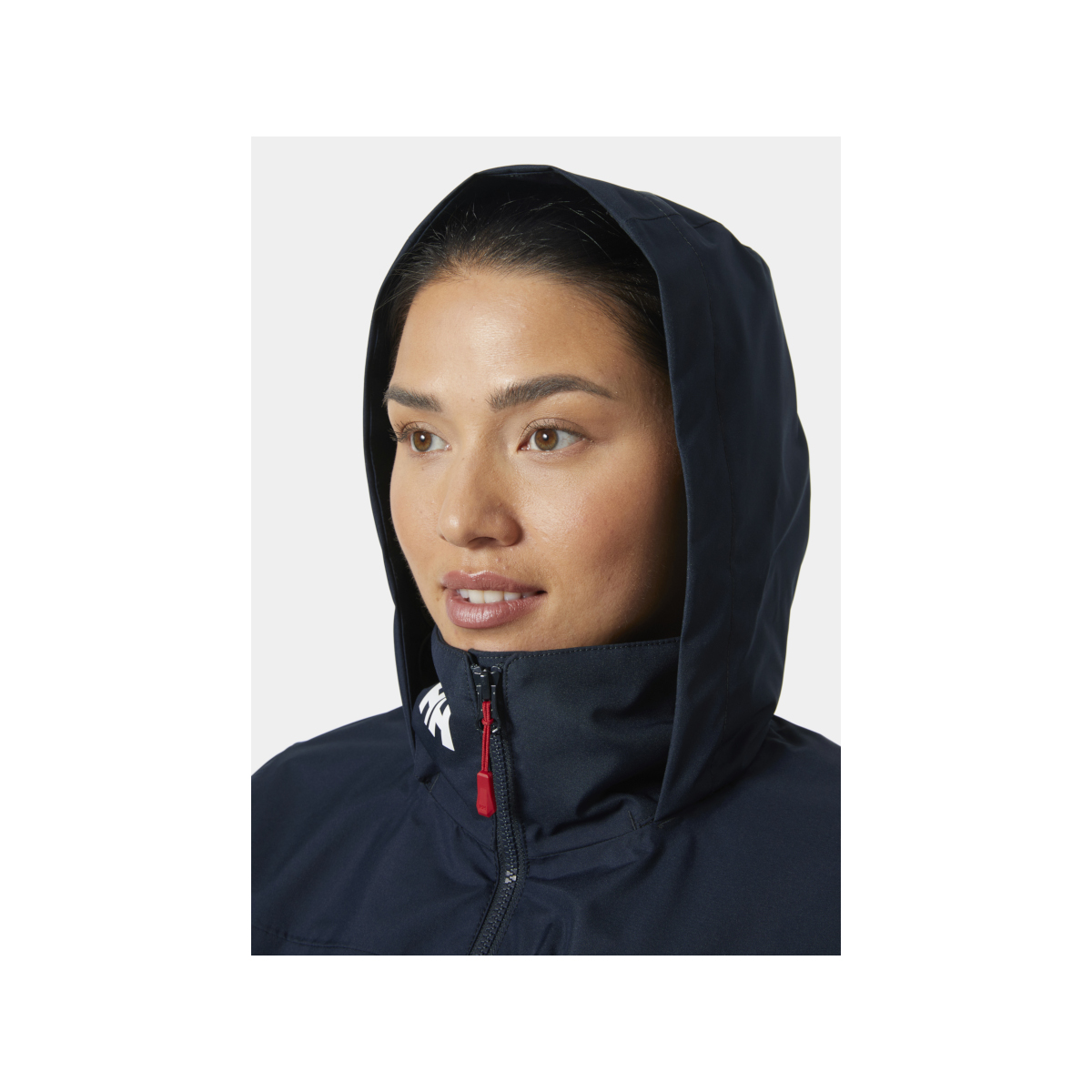 Helly Hansen Crew Hooded Veste de voile Midlayer 2.0 pour femme, bleu marine, taille L