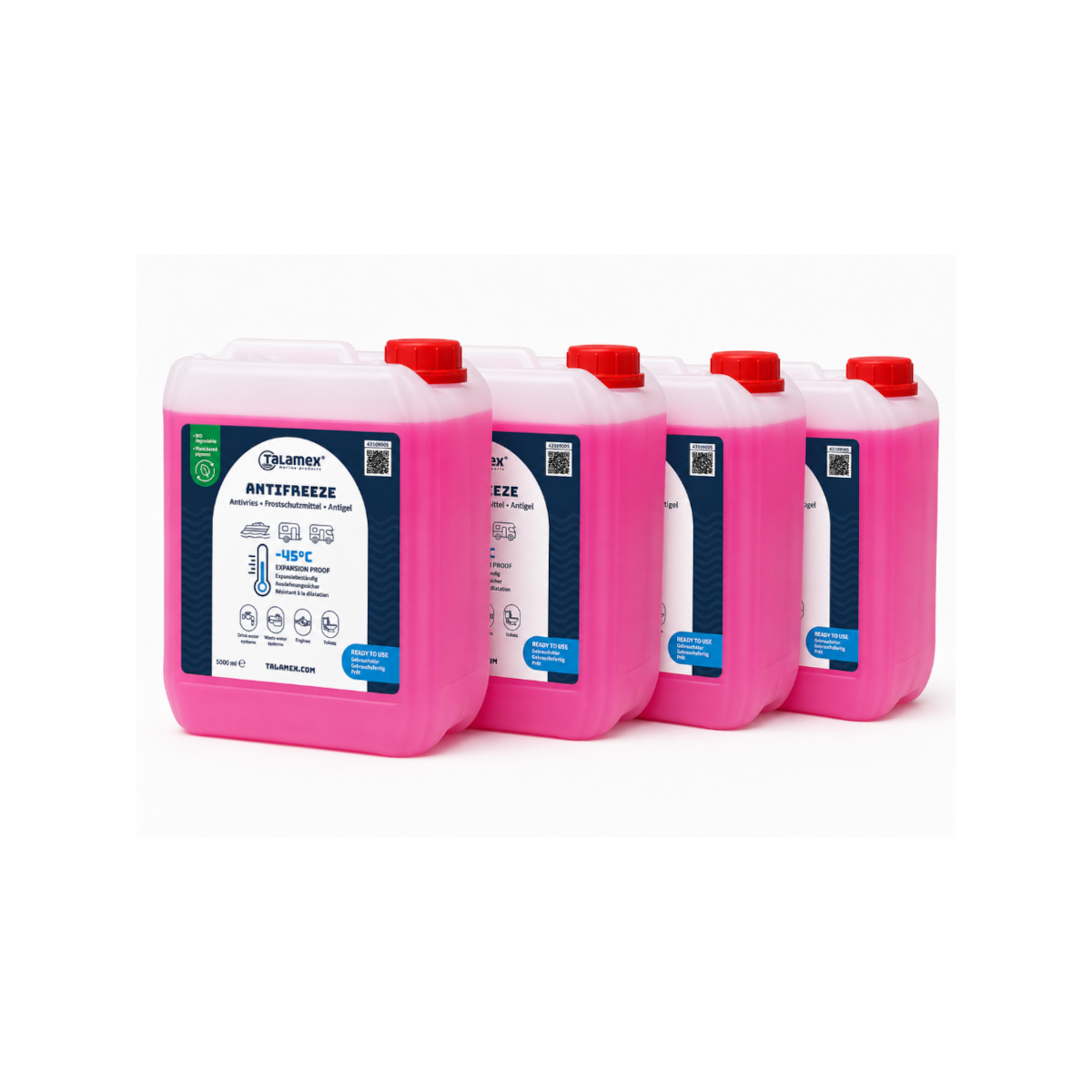 DEAL: Set de 4 Tamalex antigel pour bateaux - 4 x 5L