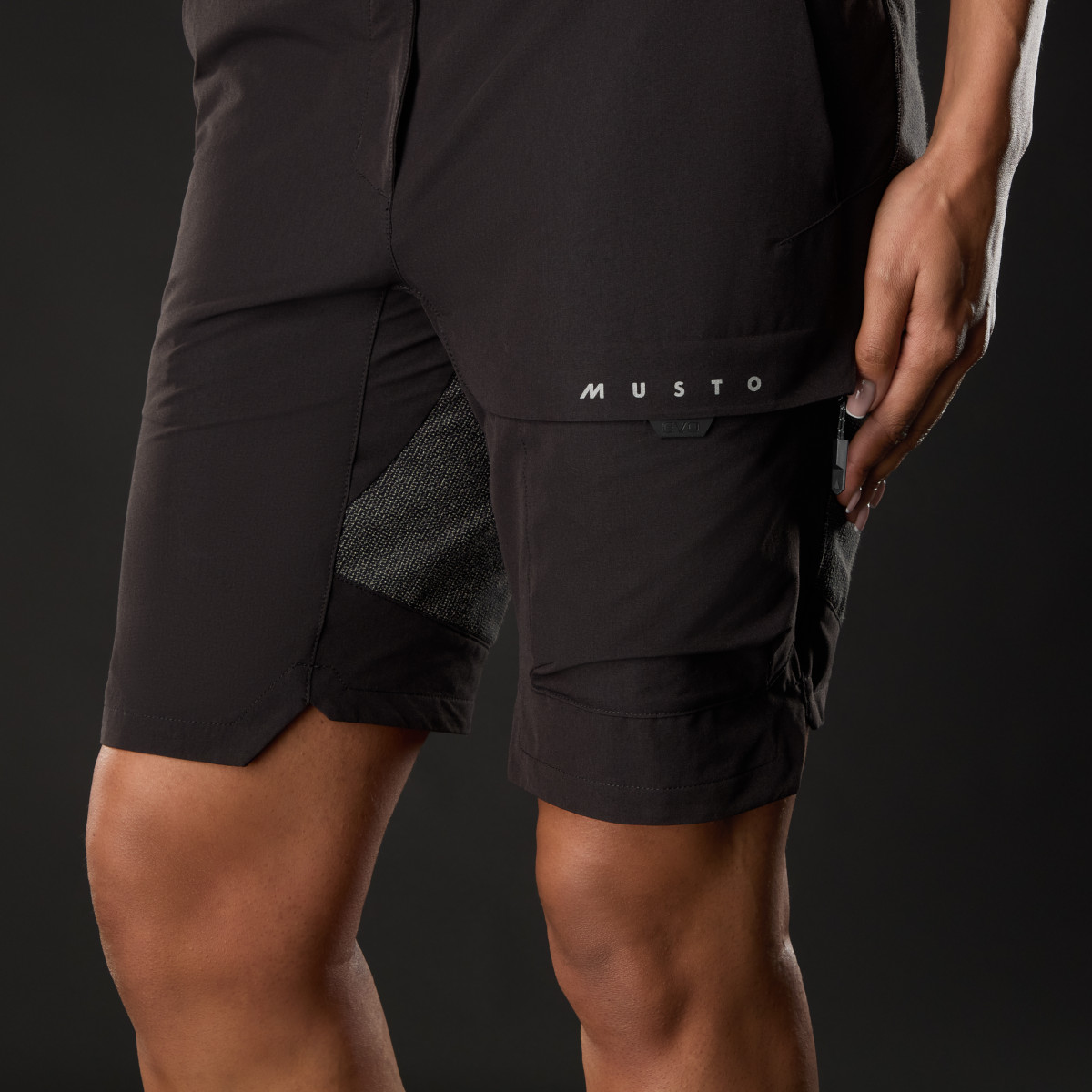 Musto Evolution Performance Strech short de voile femme noir, taille 12